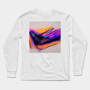 Minimal Abstract Lines #3 Long Sleeve T-Shirt